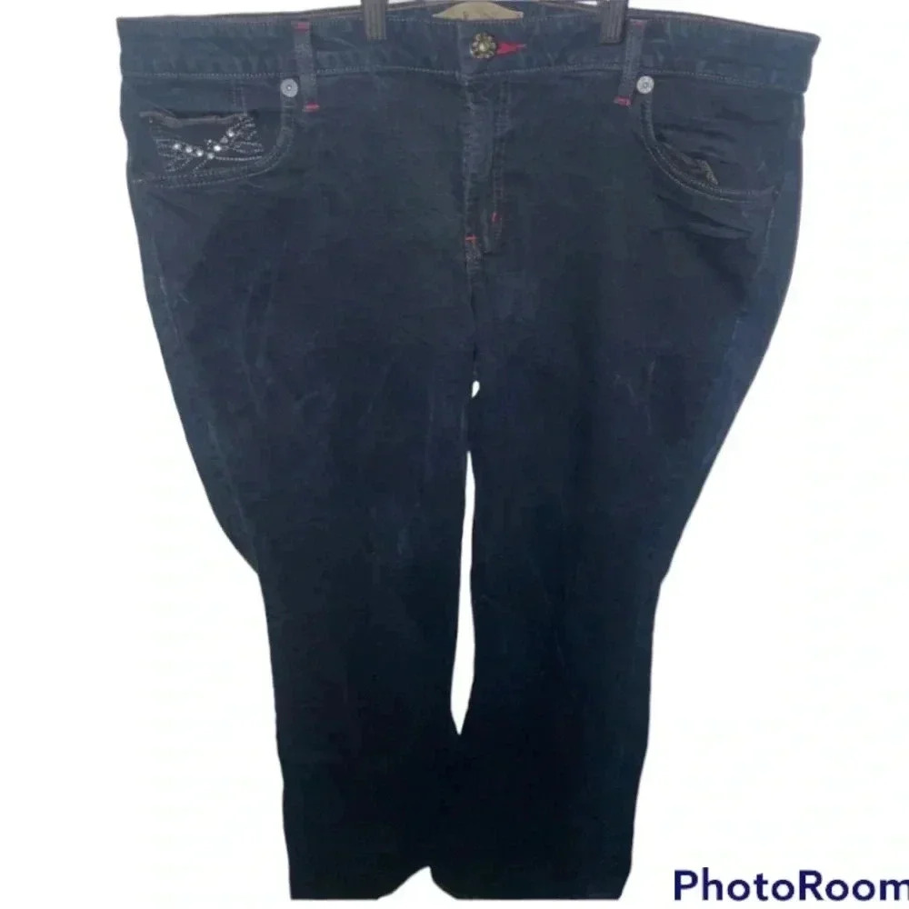 Lei‎ straight leg black jeans size 18